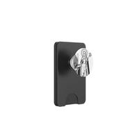 St Gertrude Vintage Cattolic Art Patrono dei gatti PopSockets PopWallet per MagSafe