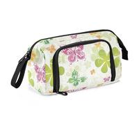 St Green - Astuccio portapenne con farfalla in stile bohémien, grande capacità, per la scuola, portatile, per ragazze, scuola media