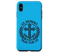 St. Hubert Prega per noi Caccia Santo Patronato Custodia per iPhone XS Max