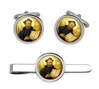 St.Ignatius Di Loyola Gemelli E Fermacravatta Set