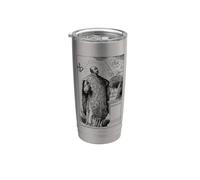 St Ignazio Loyola Ad Majorem Dei Gloriam Cattolico Vintage Bicchiere termico in acciaio inox doppia parete
