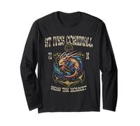 St Ives Cornwall Seas The Moment Design con Serpente Marino Maglia a Manica