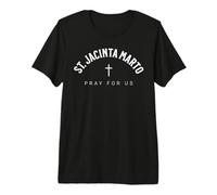 St. Jacinta Marto Catholic Patron Christian Saint Maglietta Premium
