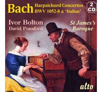 Bolton, Ivor/ St.James Baroque Players - J.S. Bach Concertos For Harpsichord & Strings; Bwv (2 CD)