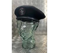 ST John Ambulance Service Nero Lana Foderata Basco Con Spilla Taglia 56cm