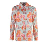 ST. JOHN, ,Blouses & Shirts ,Donna ,Multicolore ,S Camicia in cotone con stampa floreale