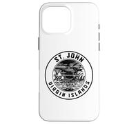 St. John Isole Vergini americane USVI Pride Souvenir Custodia per iPhone 16 Pro Max