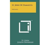 St John St. John Of Damascus (Tascabile)