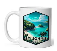 St. John'S Usvi Tazza Colazione Ceramica Tazza Resistente Mug Per Tè Ufficio Casa 330Ml