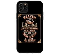 St Joseph Cafasso Heaven Sinners Room Cattolic Saint Citazioni Custodia per iPhone 11 Pro Max