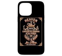 St Joseph Cafasso Heaven Sinners Room Cattolic Saint Citazioni Custodia per iPhone 13 Pro Max