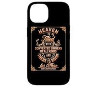 St Joseph Cafasso Heaven Sinners Room Cattolic Saint Citazioni Custodia per iPhone 14