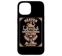 St Joseph Cafasso Heaven Sinners Room Cattolic Saint Citazioni Custodia per iPhone 15