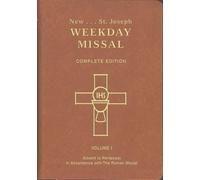 St. Joseph Weekday Missal (Vol. I / Advent to Pentecost) (Rilegato in ecopelle)