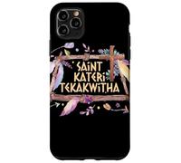 St Kateri Tekakwitha Giglio del Santo cattolico Mohawk Custodia per iPhone 11 Pro Max