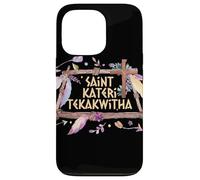 St Kateri Tekakwitha Giglio del Santo cattolico Mohawk Custodia per iPhone 13 Pro