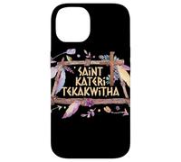 St Kateri Tekakwitha Giglio del Santo cattolico Mohawk Custodia per iPhone 14