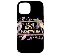 St Kateri Tekakwitha Giglio del Santo cattolico Mohawk Custodia per iPhone 15