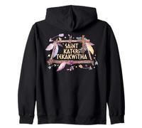 St Kateri Tekakwitha Giglio del Santo cattolico Mohawk Felpa con Cappuccio