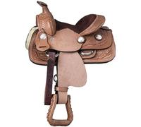 ST-KIDS-006 - Set da sella western da 20,3 cm, per bambini e ragazzi, realizzato a mano