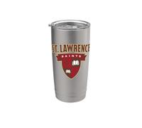 St. Lawrence University Saints Shield Logo Bicchiere termico in acciaio inox doppia parete