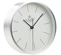 St. Leonhard Kitchen & Home - Orologio Parete Piccolo: Moderno Alluminio- Orologio da Tavolo e da Parete, Movimento al Quarzo, Ø 15 cm (Orologi Tavolo Piccoli, Terra Moderno Piccolo, Rotondo)