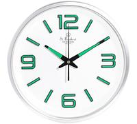 St. Leonhard orologio da parete di notte visibile: Orologio da parete radiocontrollato Glow-in-the-dark, plastica (orologio da parete nel Buio leggibile)
