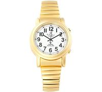 St. Leonhard Orologio Parlante Radiocontrollato e Solare da Polso Analogico Colore Oro