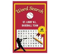 St. Louis Baseball Word Search Puzzle Book: Word Searches with easy to read print | 6x9 inches | 60 Puzzles, 720 Words, 90 Pages | Gift for Baseball Fans, Vacations, Road Trips, Holidays, & Free Time