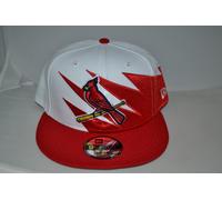 St.Louis Cardinals New Era Frastagliato 9FIFTY Cappellino - Rosso Bianco Nuovo
