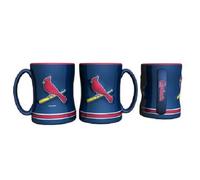 St.Louis Cardinals Tazza da Caffè Sollievo Scolpito Team Colore Logo - 414ml New