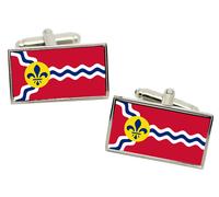 St.Louis MO (USA) Bandiera Gemelli IN Cromata Scatola Regalo