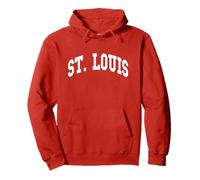 ST. LOUIS - Throwback Design - Classic Felpa con Cappuccio
