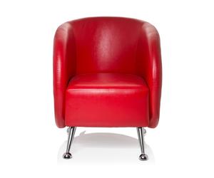 ST. LUCIA | 1 posto - Poltrona imbottita Rosso