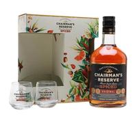 ST. LUCIA DISTILERS CHAIRMAN'S RESERVE SPICED 70 CL CONFEZIONE REGALO CON DUE BICCHIERI