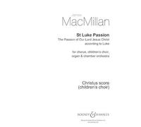 St Luke Passion (Sheet Music)