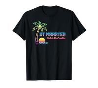 St Maarten - Tartaruga Olandese dell'India Occidentale Saint Martin Anni '80 Maglietta
