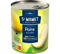 St Mamet Williams - Pere con sciroppo - La rete in latta da 465 g sgocciolata