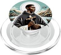 St Martin de Porres Chiesa cattolica Santi Neri Perù Croce PopSockets PopGrip per MagSafe