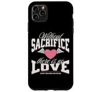 St Maximilian Kolbe Catholic Inspirational Citazioni su amore Custodia per iPhone 11 Pro Max