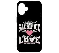 St Maximilian Kolbe Catholic Inspirational Citazioni su amore Custodia per iPhone 16