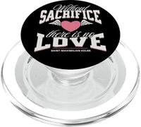 St Maximilian Kolbe Catholic Inspirational Citazioni su amore PopSockets PopGrip per MagSafe