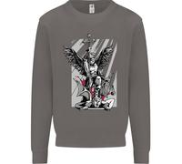 St Michael Che Uccide Il Diavolo Christian Dio Uomo Felpa