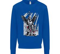 St Michael Che Uccide Il Diavolo Christian Dio Uomo Felpa