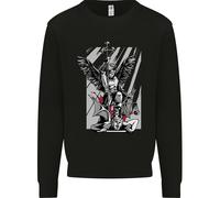 St Michael Che Uccide Il Diavolo Christian Dio Uomo Felpa