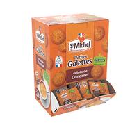 St-Michel - Distributore di piccole galette con scaglie di caramello - 200 piccole galette in bustina freschezza - Ideale con caffè o tè