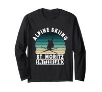 St. Moritz Svizzera Comprensorio sciistico Sci alpino Alpi svizzere Maglia a Manica