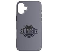 St. Moritz Svizzera - Ufficiale Saint Moritz Svizzera Custodia per iPhone 16 Plus
