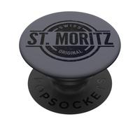 St. Moritz Svizzera - Ufficiale Saint Moritz Svizzera PopSockets PopGrip Adesivo