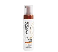 St Moriz Mousse autoabbronzante avanzata per la correzione del colore, per pelli più chiare, con acido ialuronico e vitamina B5, ad asciugatura rapida, vegana, per viso e corpo (200 ml)